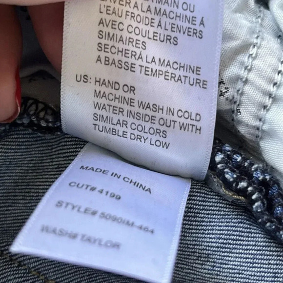 Articles of Society Split Flare Jeans Womens 7 (28"W)Blue Hi-Rise Bell Bottoms - Picture 15 of 15